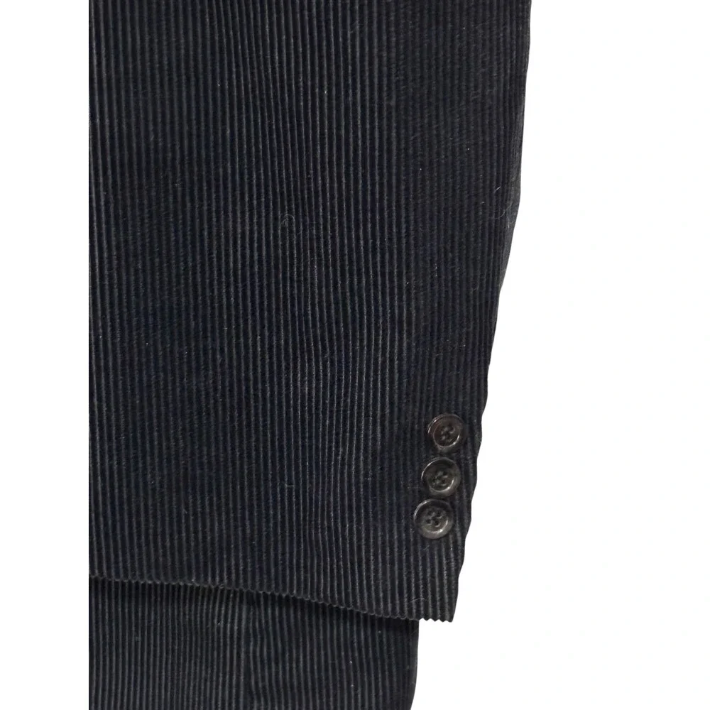 Bolzano Blazer‎ Mens 48L Pinstripe Corduroy Three Button Dress Jacket Classic